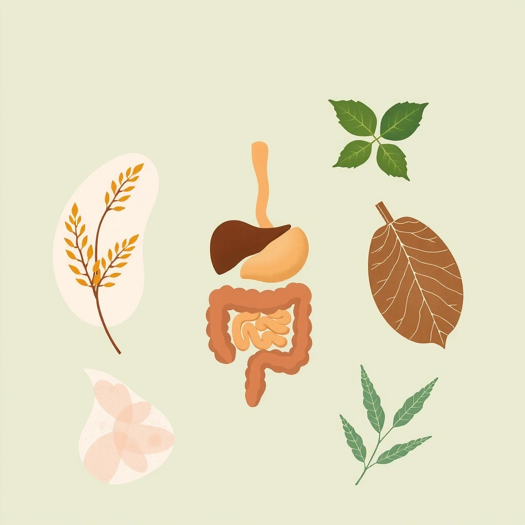 Digestive health illustration